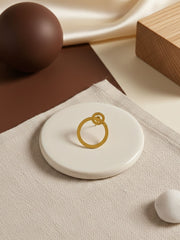 Dual Halo Hoop Earrings