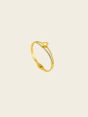 Golden Radiance Stainless Steel Bangle