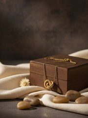 Golden Duo Circle Bracelet