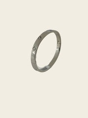 Silver Luxe Signature Bangle