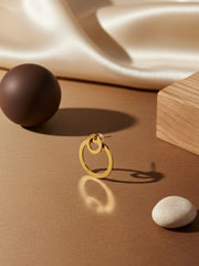 Dual Halo Hoop Earrings