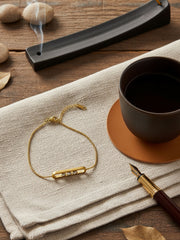 Golden Trio Bar Bracelet