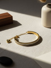 Crystal Glow Adjustable Bangle