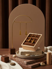 Golden Drop Hook Earrings