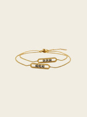 Golden Trio Bar Bracelet