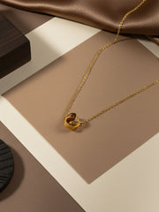 RAHRE Double Ring Charm Necklace