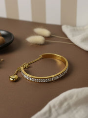 Crystal Glow Adjustable Bangle