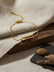 Golden Trio Bar Bracelet
