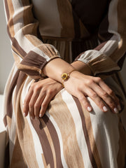 Golden Duo Circle Bracelet