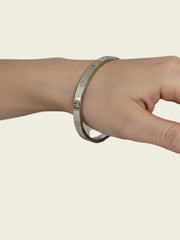 Silver Luxe Signature Bangle