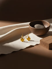 Clover Chain Drop Earrings