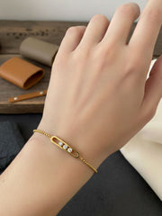 Golden Trio Bar Bracelet