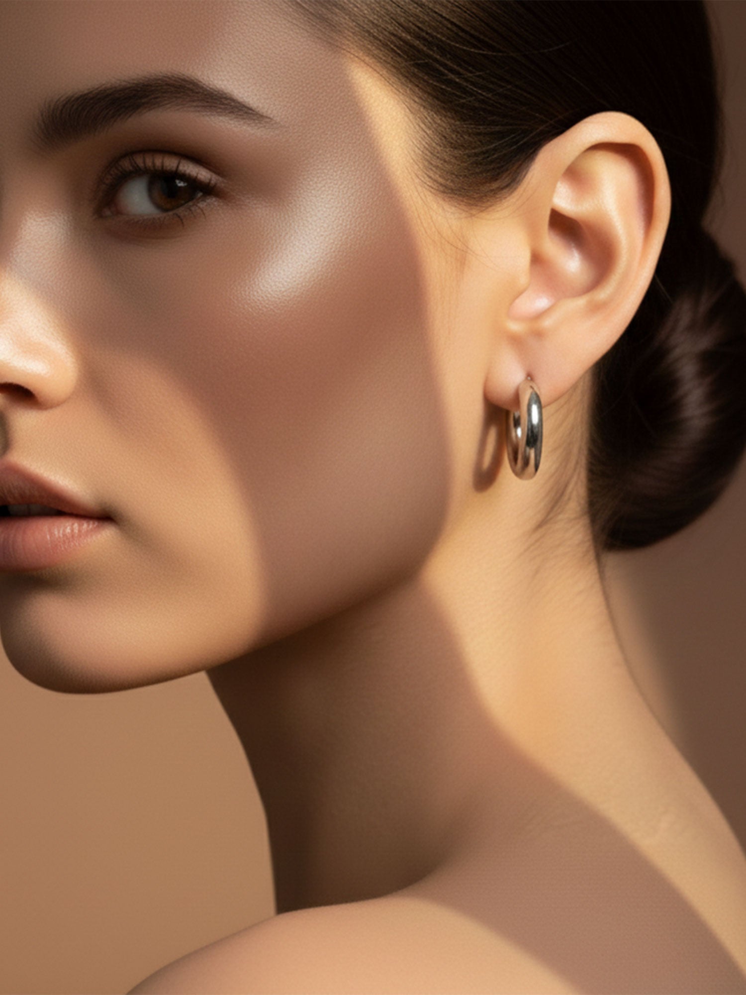 Polished Mini Hoop Earrings