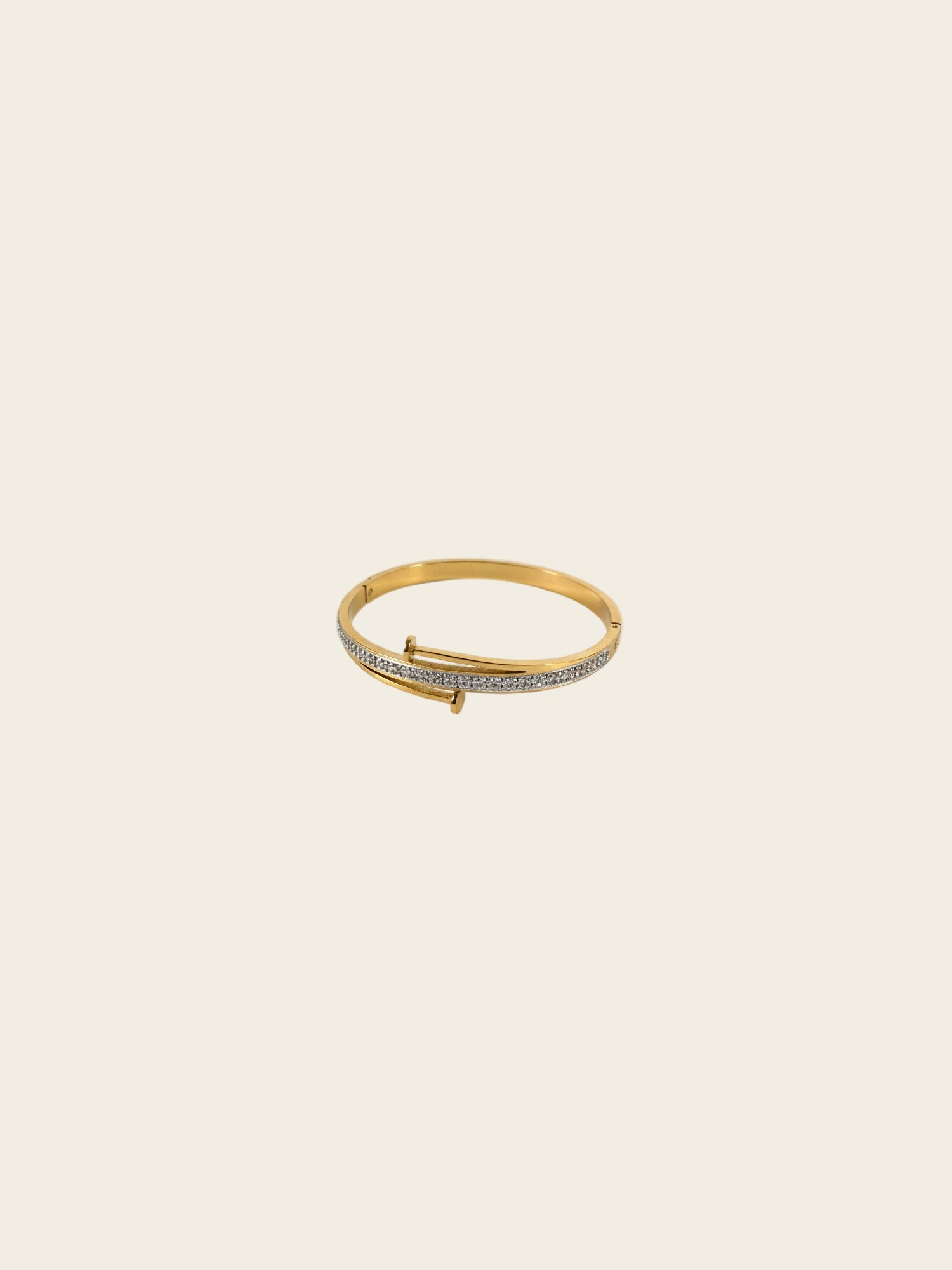 Pave Curve Luxe Bangle