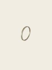 Minimal Silver Stainless Steel Bangle