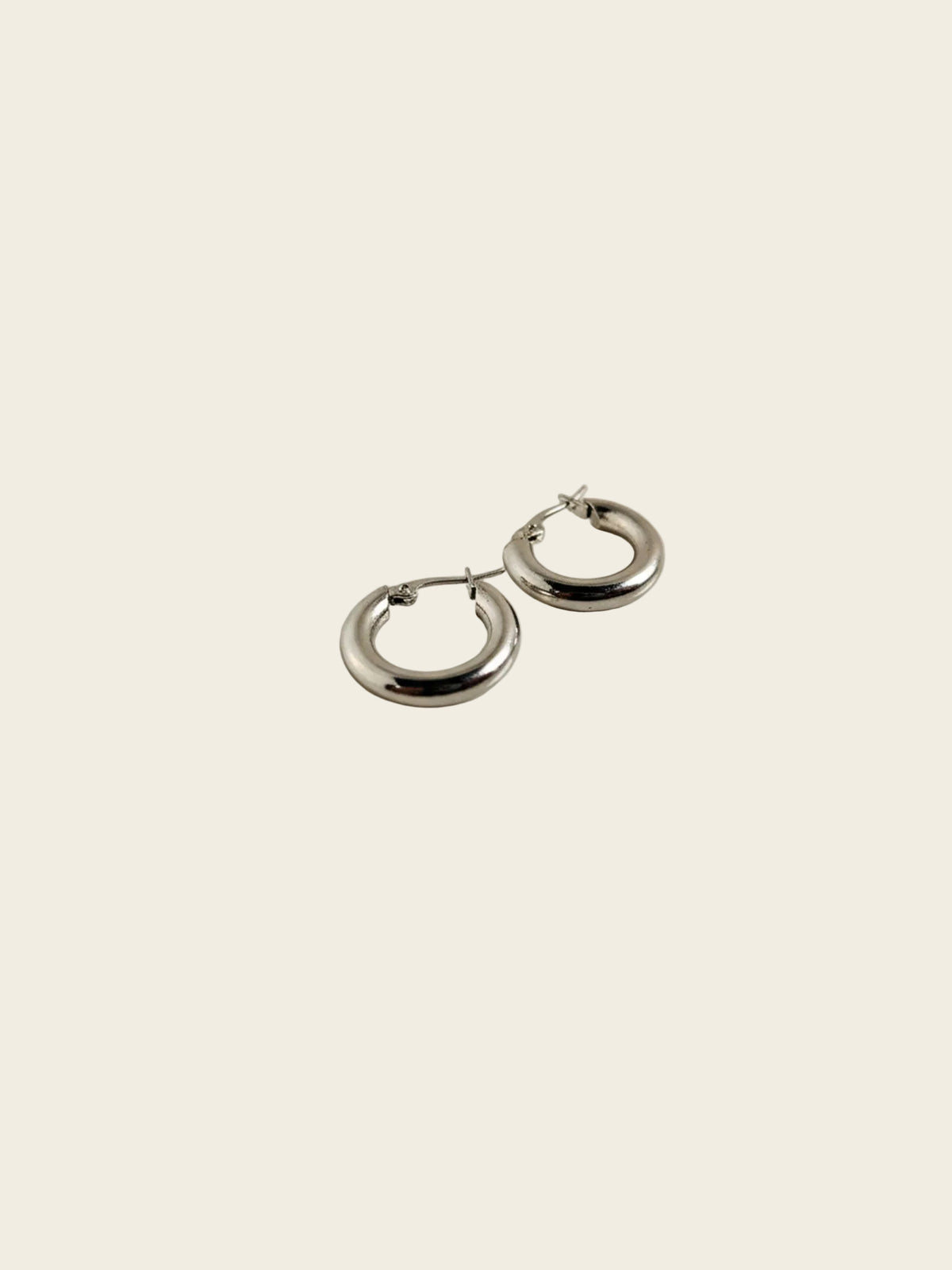 Polished Mini Hoop Earrings