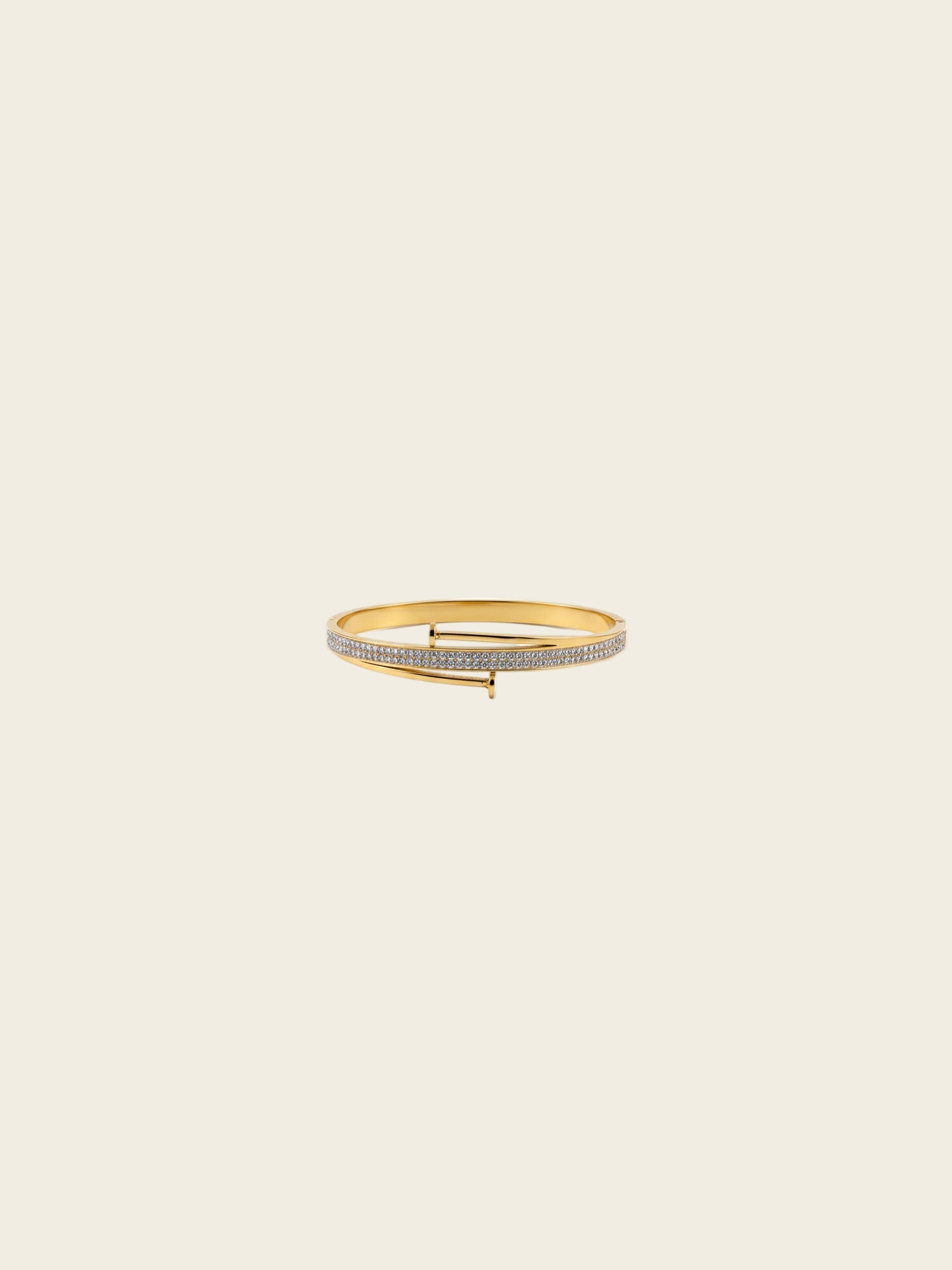 Pave Curve Luxe Bangle