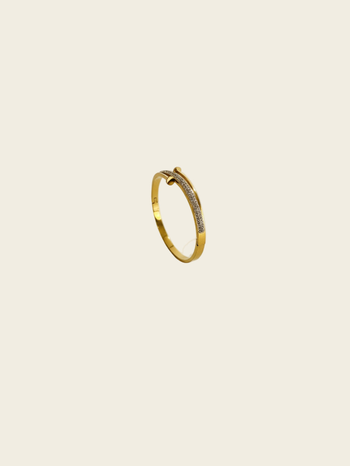Pave Curve Luxe Bangle