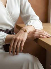 Golden Duo Circle Bracelet