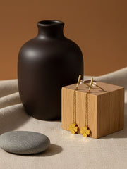 Clover Chain Drop Earrings