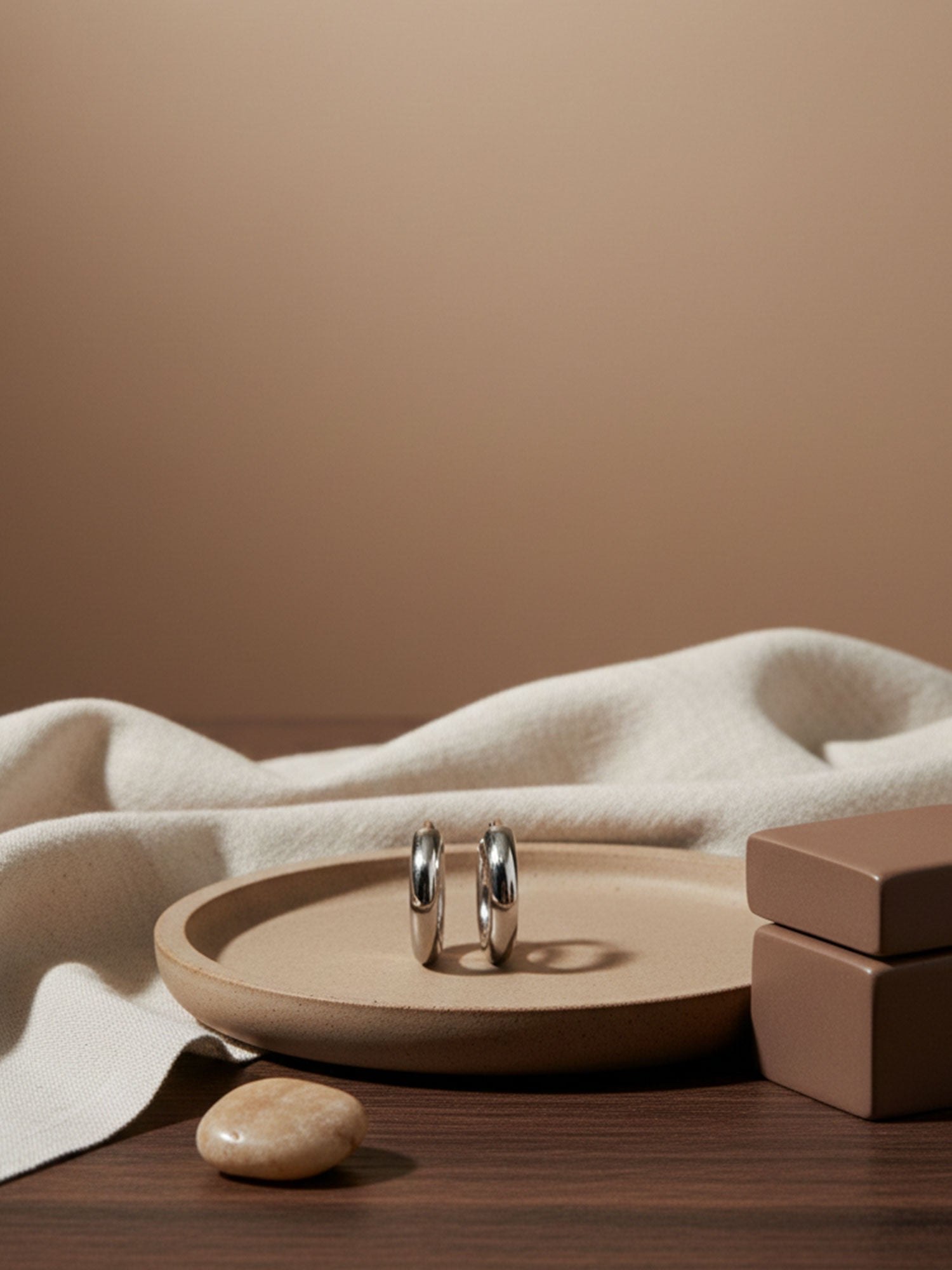 Polished Mini Hoop Earrings