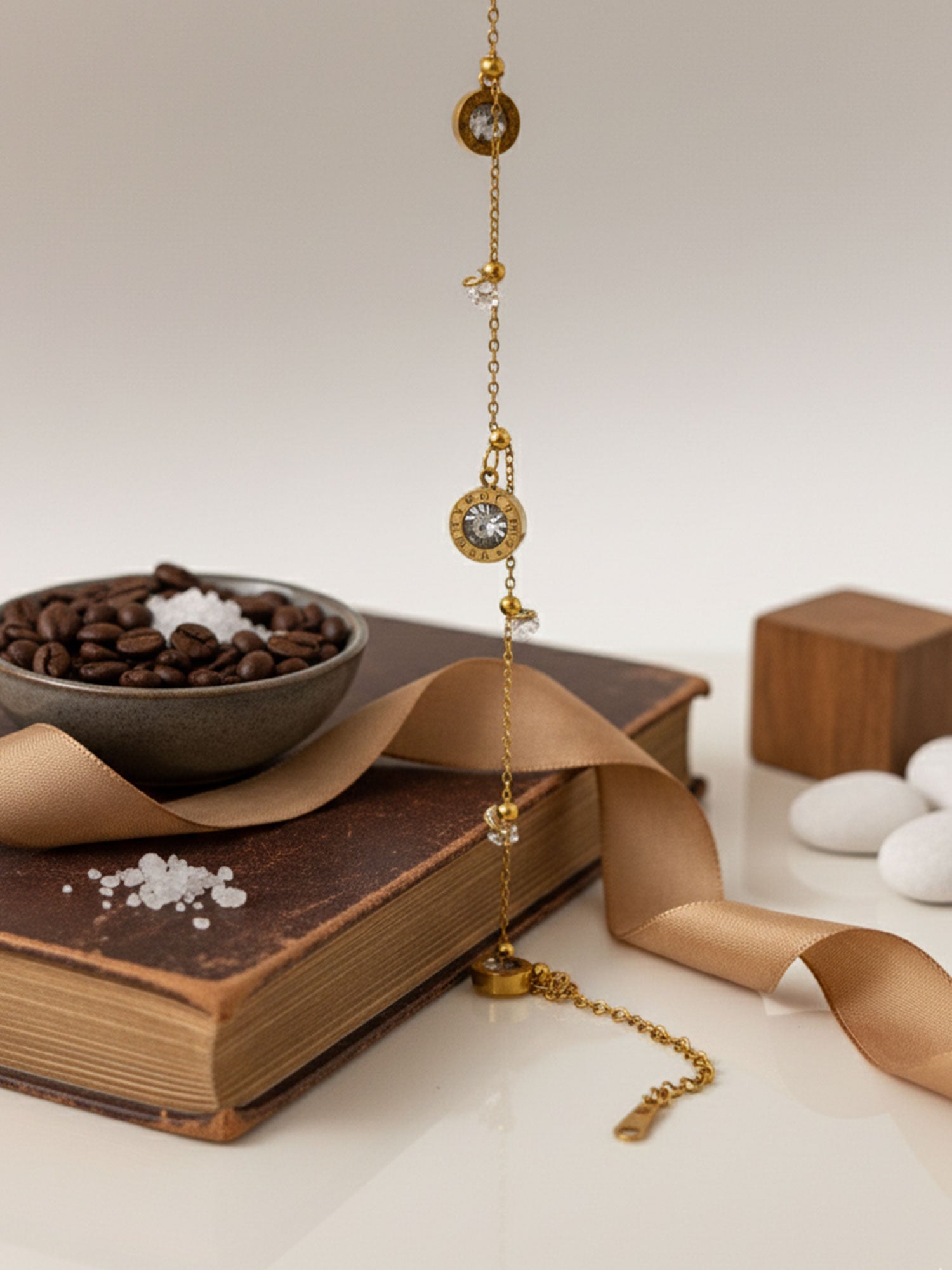 Golden Charm Stainless Steel Bracelet